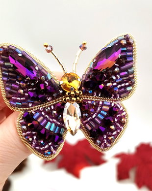 Broșa Fluture - Butterfly Bliss