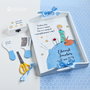 Tava taierea motului Micul Print pictata manual personalizata cu nume