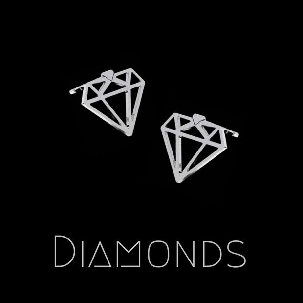 Cercei din argint 92.5 DIAMONDS