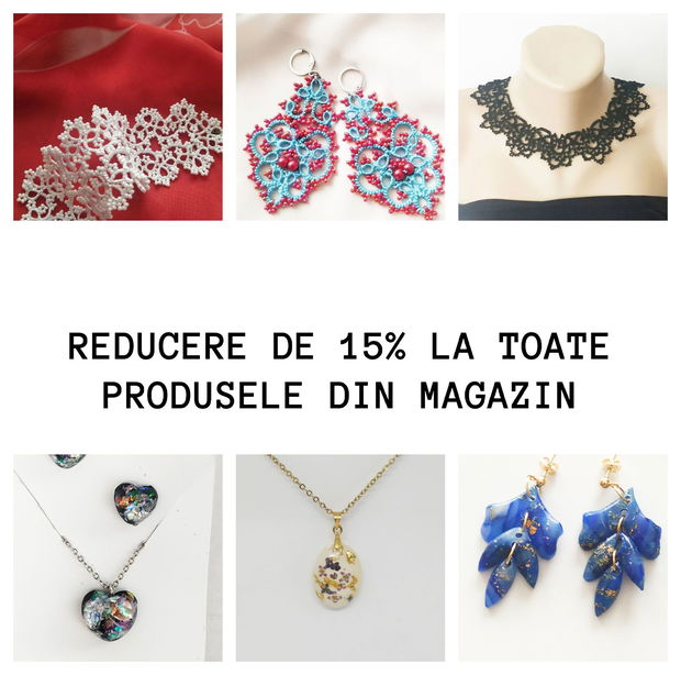 Reducere de 15% la toate produsele