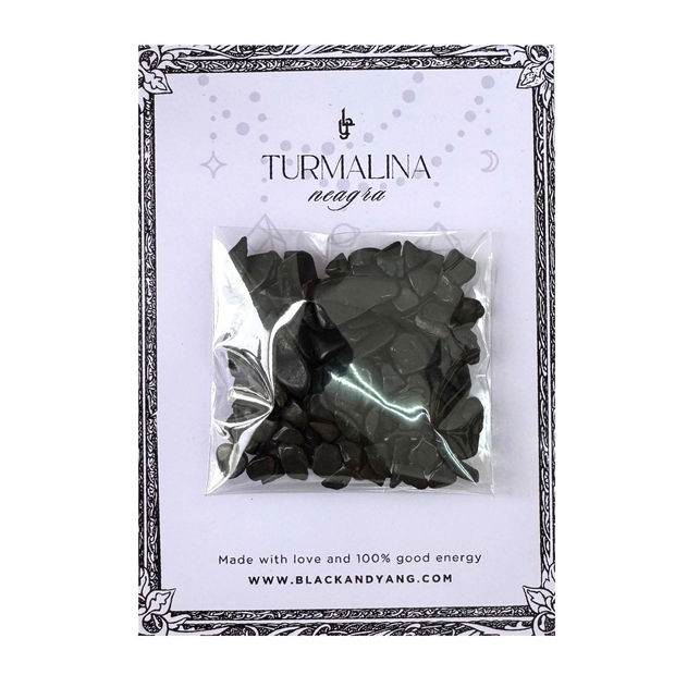 Turmalina neagra chips - protectie energii negative