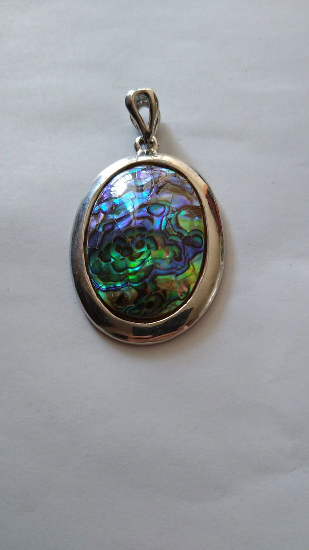 Pandant Scoica Abalone/Paua. Sidef