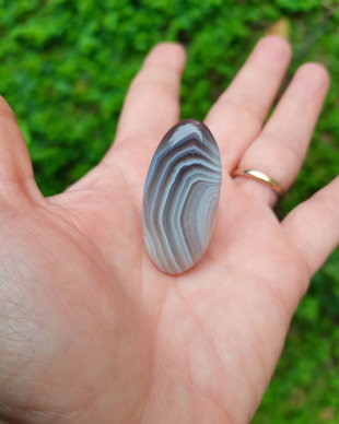 Inel Agata Botswana si Argint 925 - IN1437 - Inel pietre semipretioase, inel reglabil, inel statement, cadou sotie, inel cadou, bijuterii cadou, bijuterii agate, cristale vindecatoare, cristaloterapie, cristale de colectie