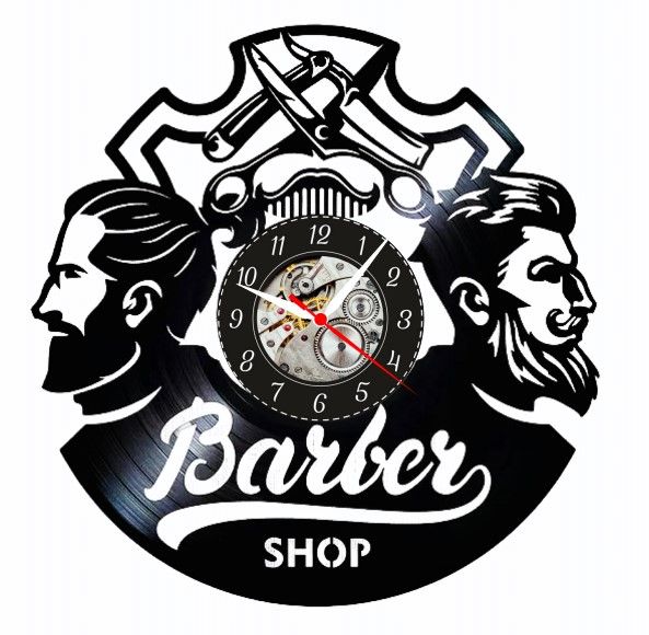 Barber shop - ceas de perete