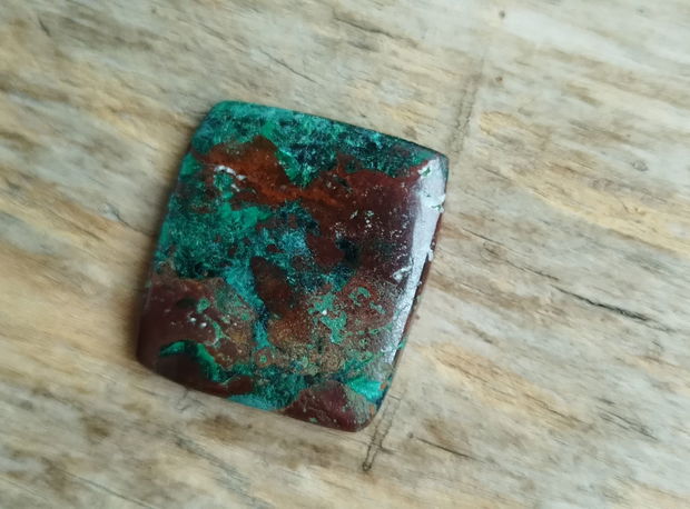 Cabochon crisocola, 35*35*6.5 mm