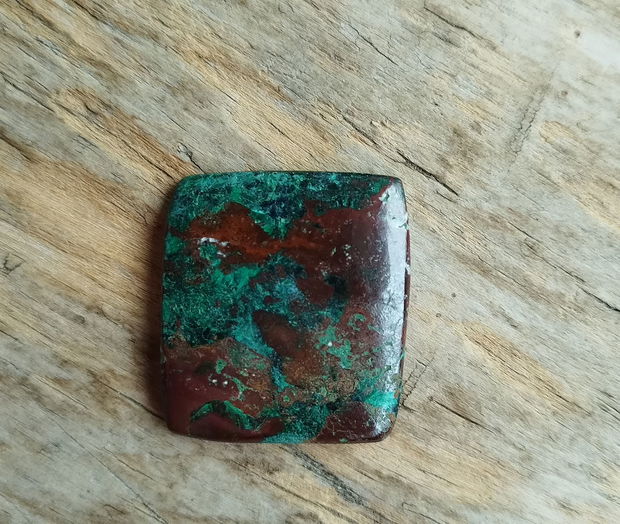 Cabochon crisocola, 35*35*6.5 mm