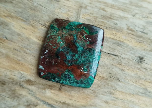 Cabochon crisocola, 35*35*6.5 mm