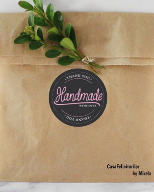 Etichete Handmade with love