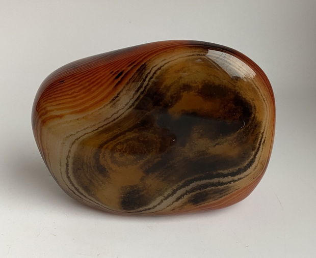 Agat Sardonyx - piatra polisata