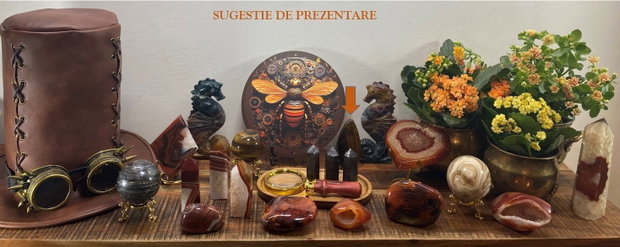 Ochi de Tigru - Sculptura piatra semipretioasa