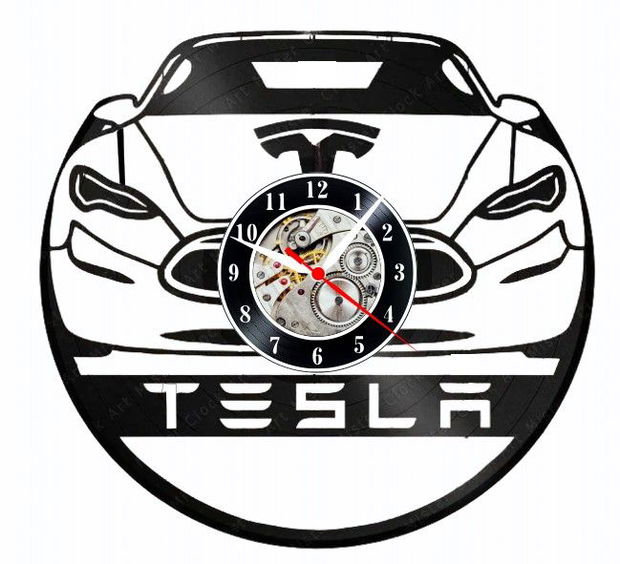 TESLA-ceas de perete