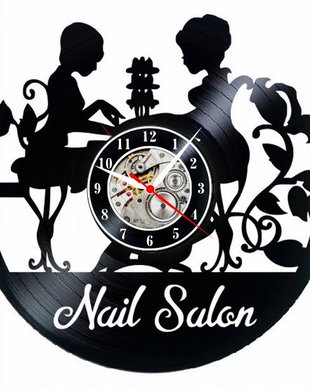 SALON MANICHIURA- ceas de perete