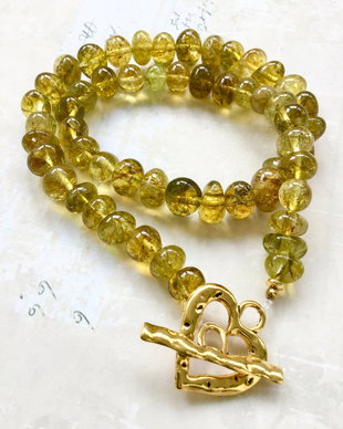 Colier Cuart olive