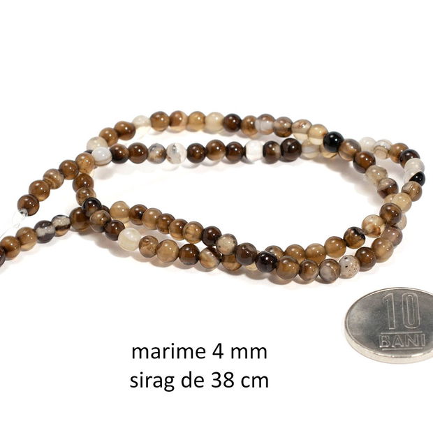 Sirag Agate, naturale, 4 mm, AGT-299