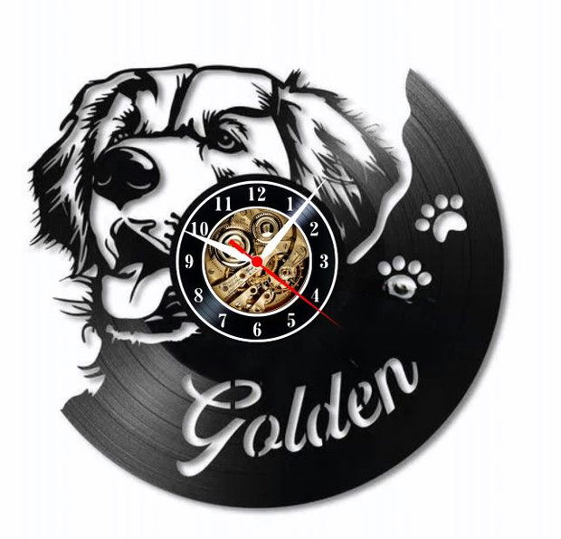 GOLDEN RETRIEVER-ceas de perete