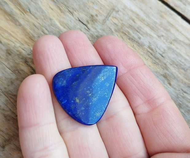 Cabochon lapis lazuli, 30x27 mm