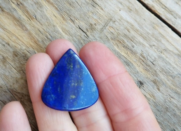 Cabochon lapis lazuli, 30x27 mm