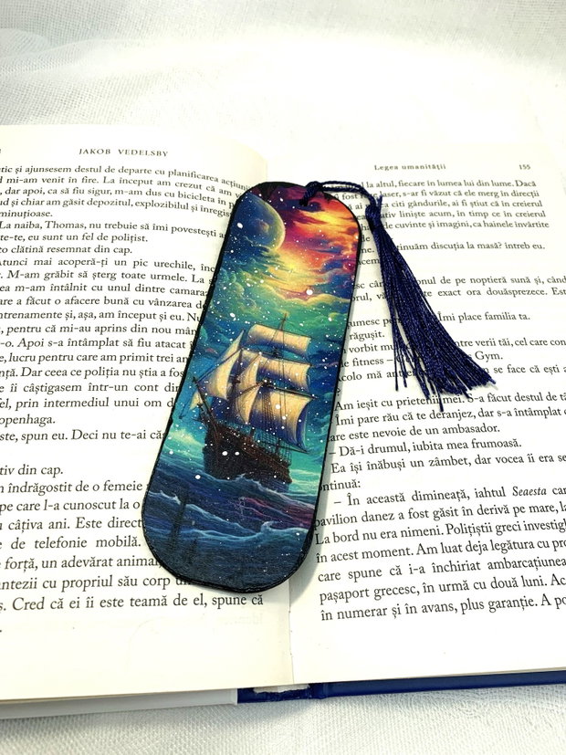 Semn de carte -decorat manual