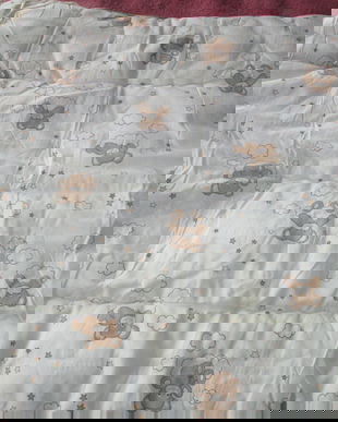 plapumioara cu  ursuleti 80/80cm