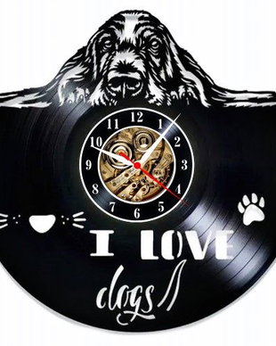 I LOVE DOGS-ceas de perete