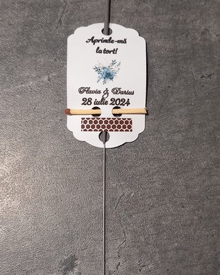 Artificii tort cu eticheta personalizata