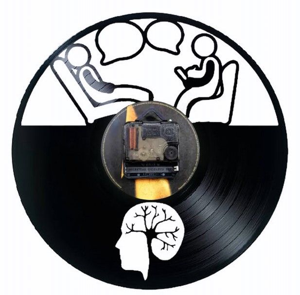 PSIHIATRIE-ceas de perete
