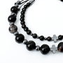 Set bratari cuplu din turmalina neagra si hematit - Protectie energie negativa
