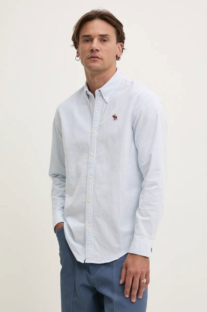 Abercrombie & Fitch camasa barbati, cu guler button-down, regular, KI125-4285