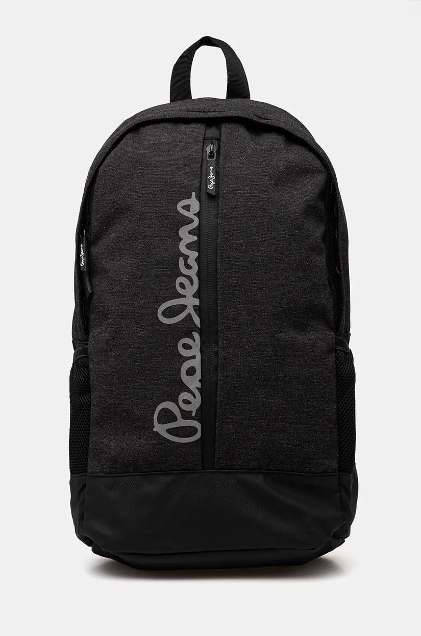 Pepe Jeans rucsac barbati, culoarea gri, mare, cu imprimeu