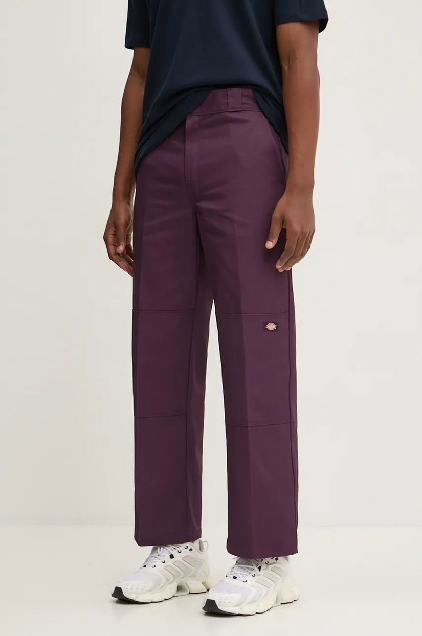 Dickies pantaloni barbati, culoarea violet, drept