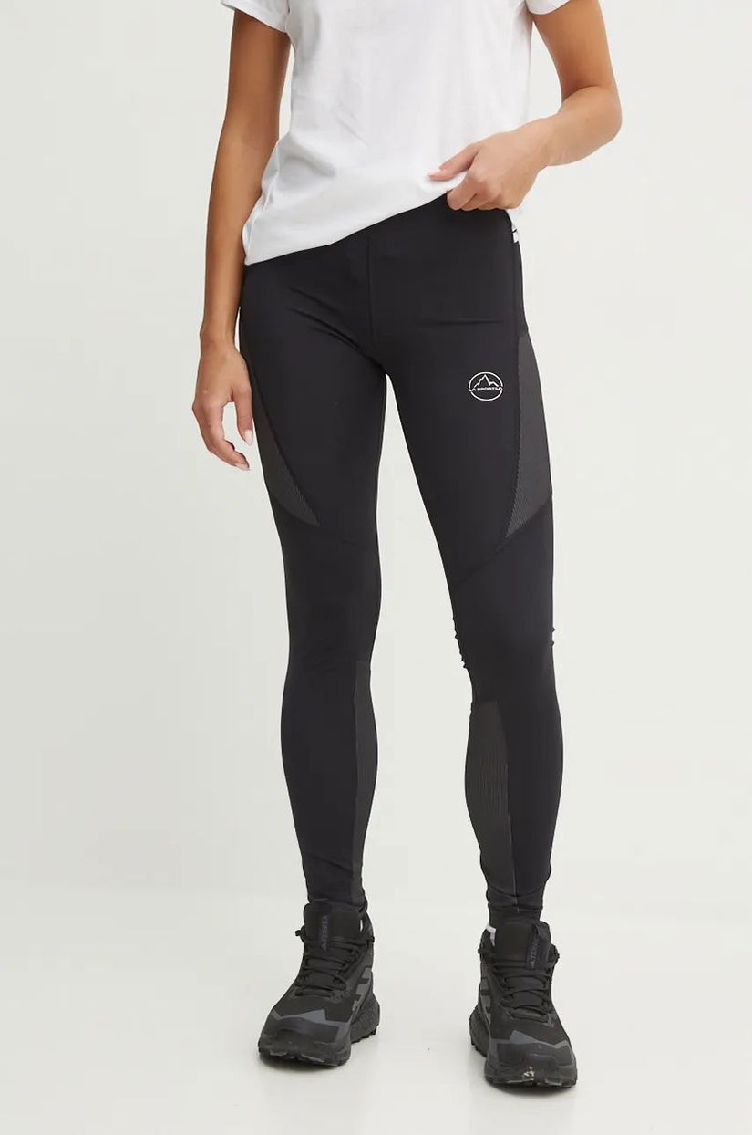 LA Sportiva leggins sport Triumph femei, culoarea negru, cu imprimeu, Q16999999