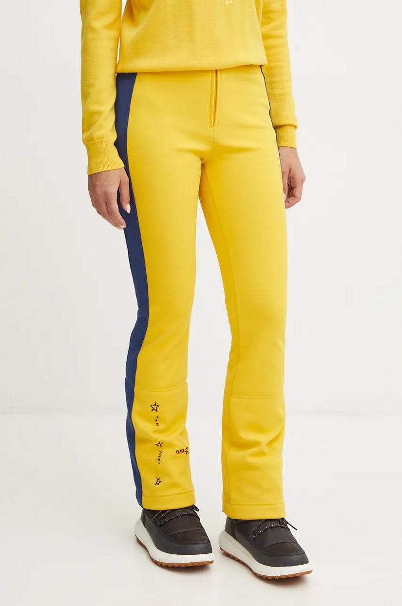 Rossignol pantaloni de schi Sisrius x JCC culoarea galben, RLMWP18