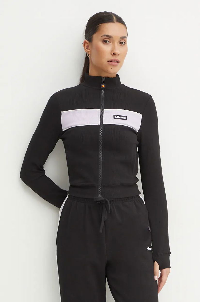 Ellesse bluza SNOWMASS femei, culoarea negru, modelator, SGX20912