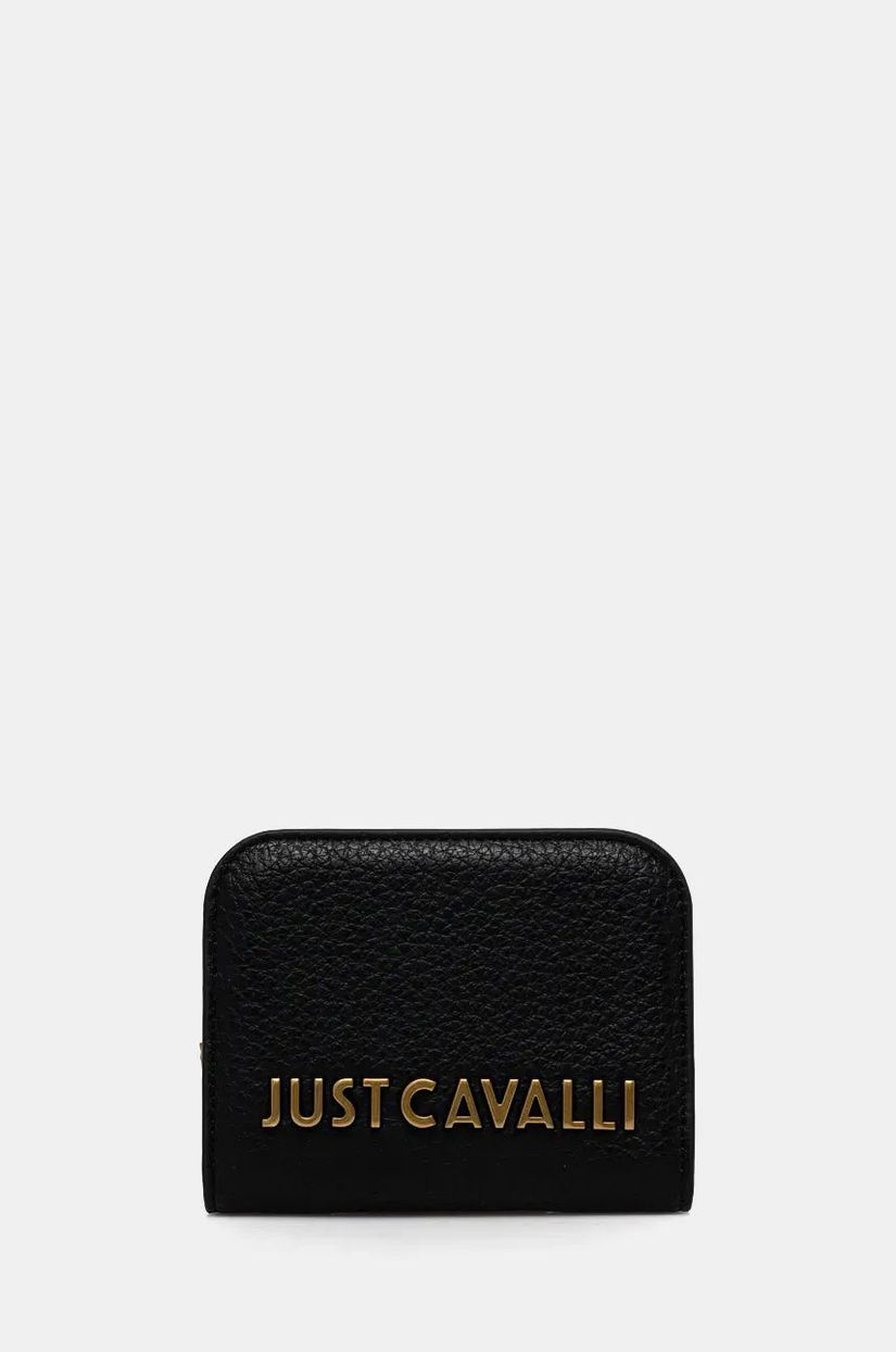 Just Cavalli portofel femei, culoarea negru, 77RA5PD3 ZSB22