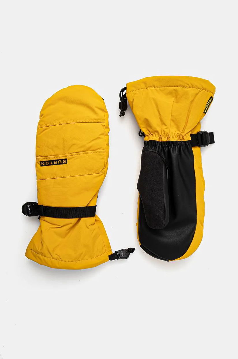 Burton mănuși Profile Mittens culoarea galben, 103851