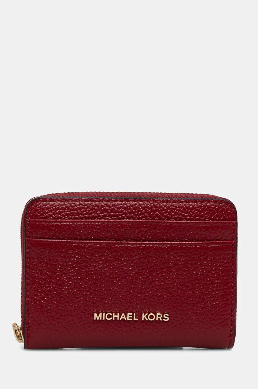 MICHAEL Michael Kors portofel de piele femei, culoarea rosu, 32T4GJ6Z5L