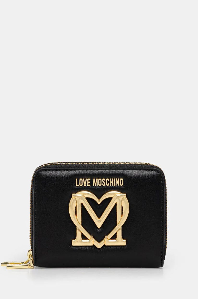 Love Moschino portofel femei, culoarea negru, JC5713PP0L