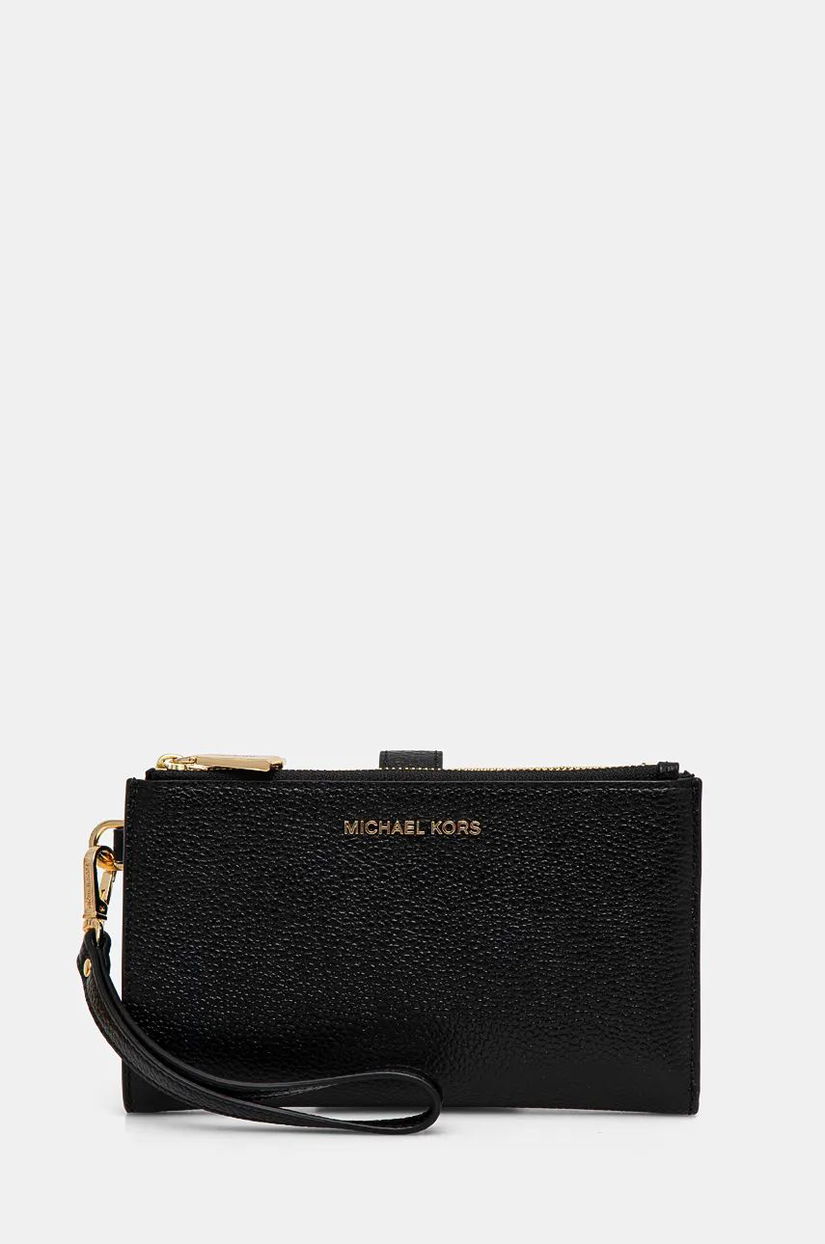 MICHAEL Michael Kors portofel de piele femei, culoarea negru, 32T7GAFW4L