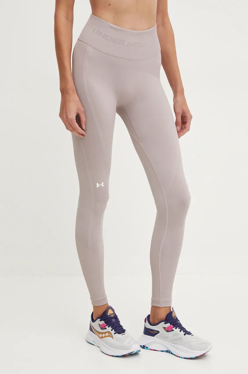 Under Armour leggins de antrenament Train culoarea violet, neted, 1381662