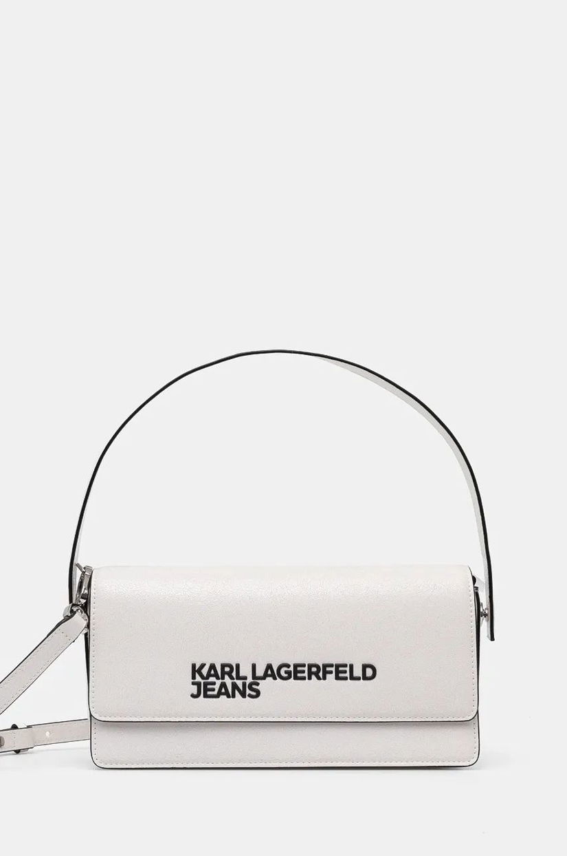 Karl Lagerfeld Jeans poseta culoarea bej, 246J3097