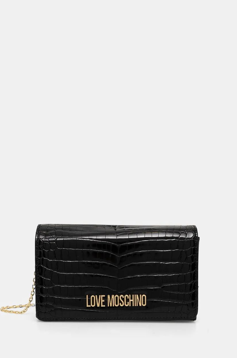 Love Moschino poseta culoarea negru, JC4079PP0LKJ0