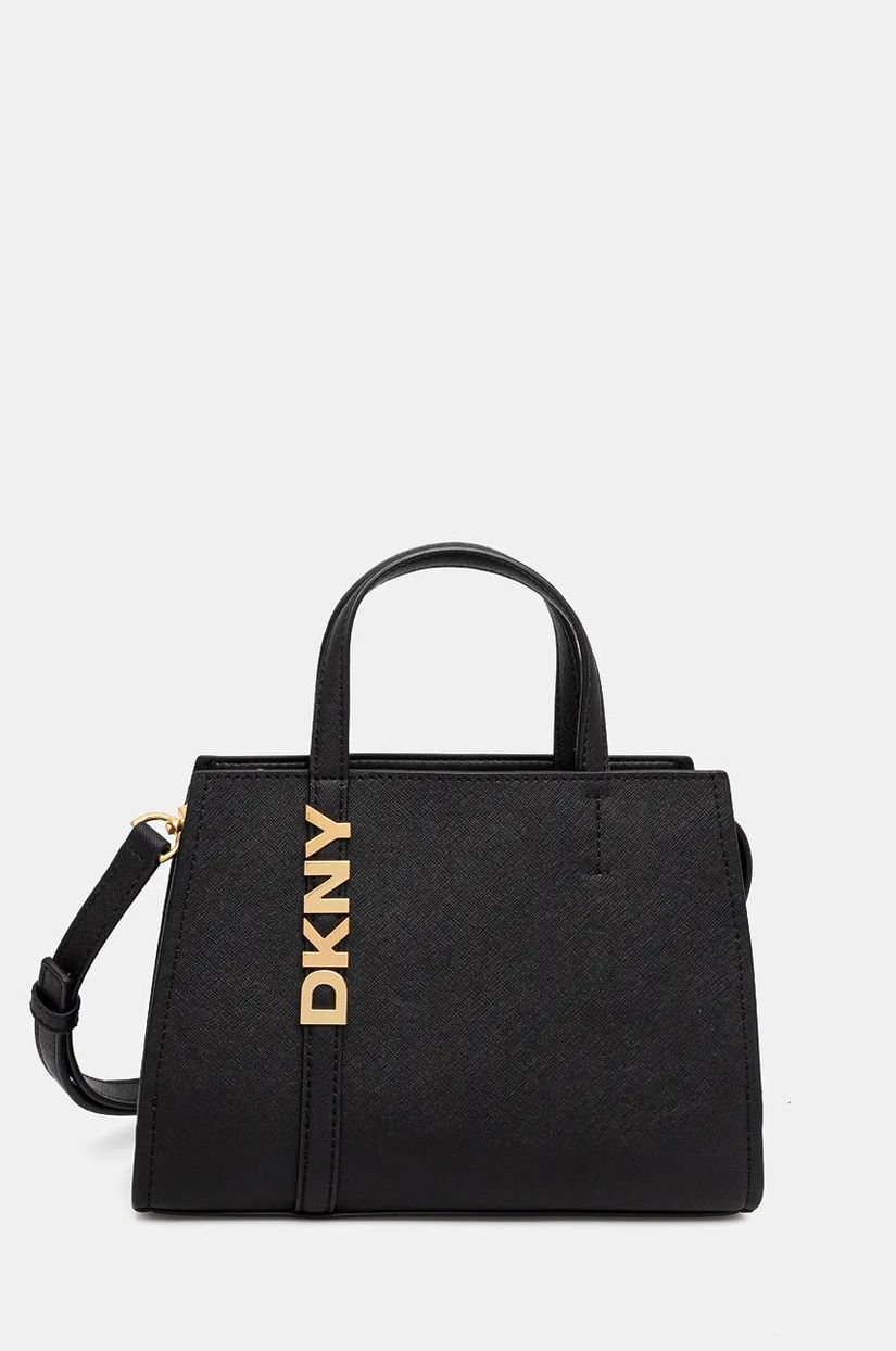 Dkny poseta de piele culoarea negru, R43EYG56