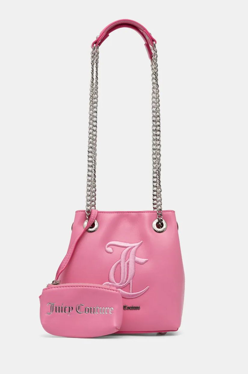 Juicy Couture poseta Beverly culoarea roz, BEJQV5494WVP