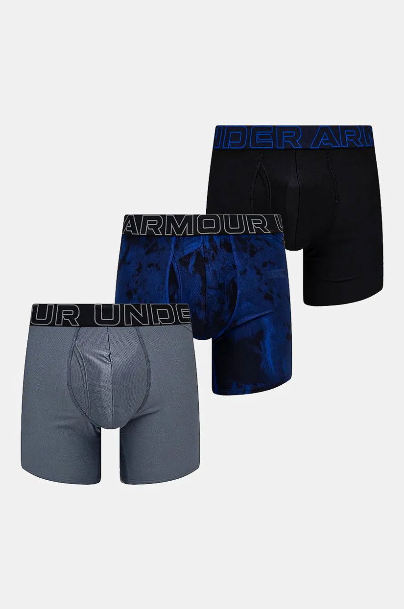 Under Armour boxeri 3-pack barbati, culoarea albastru marin, 25UUSHJ193