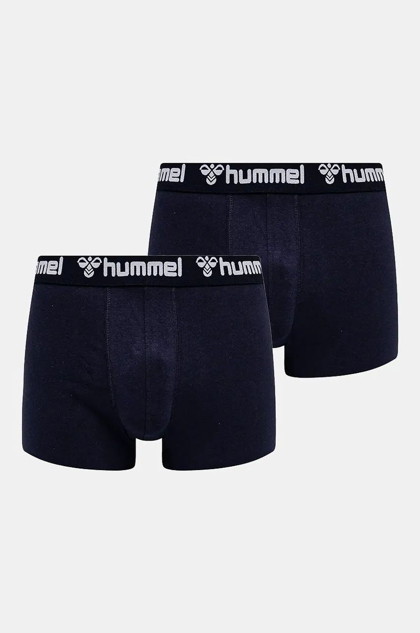 Hummel boxeri 2-pack barbati, culoarea albastru marin, 224039