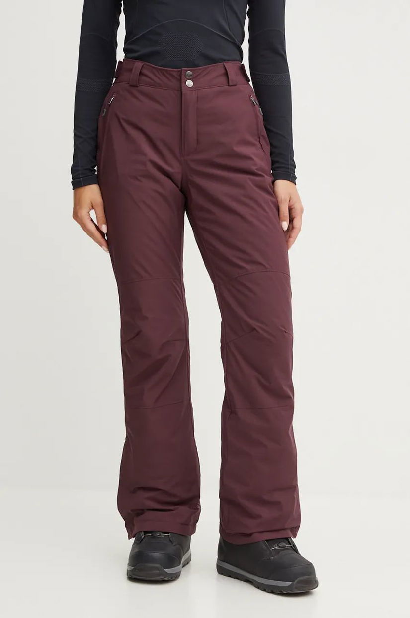 Columbia pantaloni Shafer Canyon culoarea bordo, 2085951