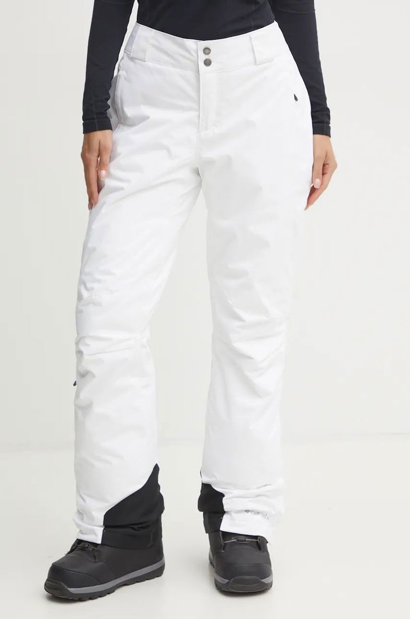 Columbia pantaloni Bugaboo culoarea alb, 2085941