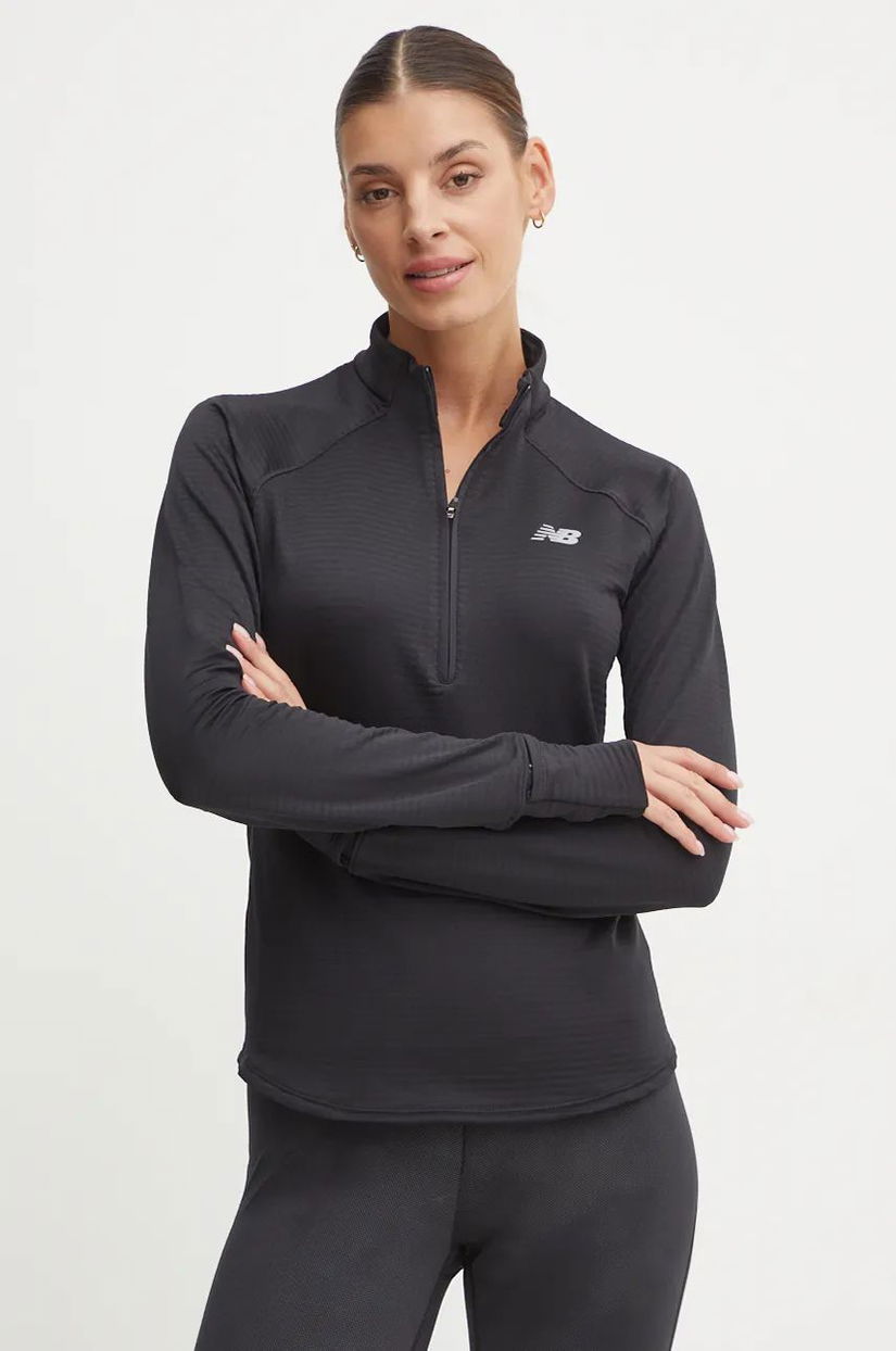 New Balance hanorac de jogging Athletics culoarea negru, WT43200BK