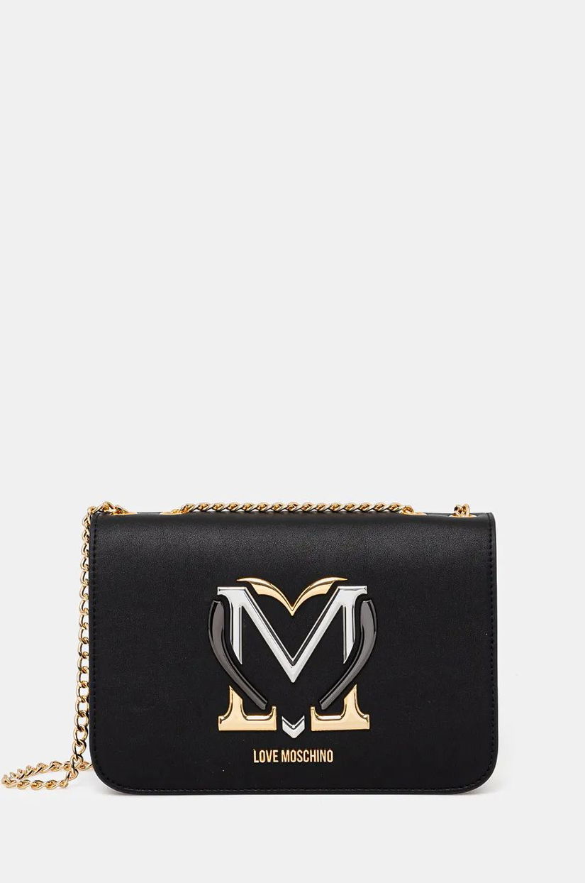 Love Moschino poseta culoarea negru, JC4330PP0L