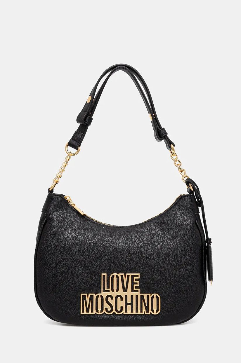 Love Moschino poseta culoarea negru, JC4335PP0L